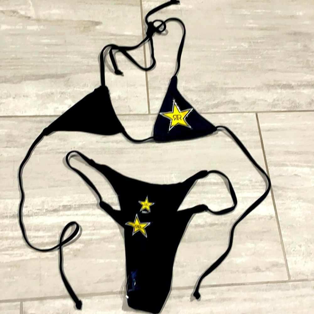 Rockstar energy promo bikini black